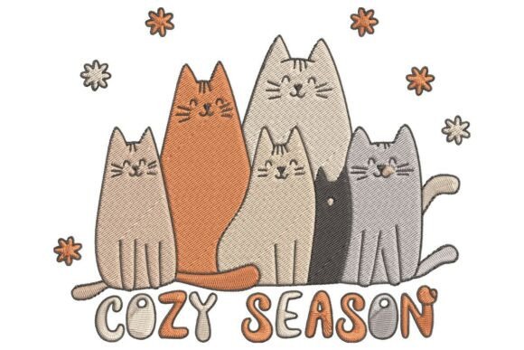 Cozy Season Cats Embroidery Design Review