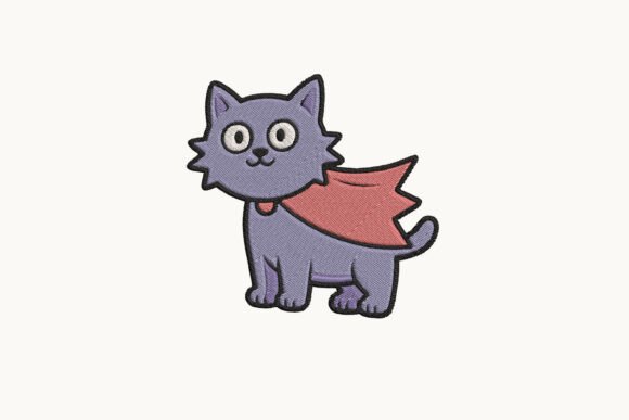 Cute Super Cat Embroidery Design Review for Boutiques