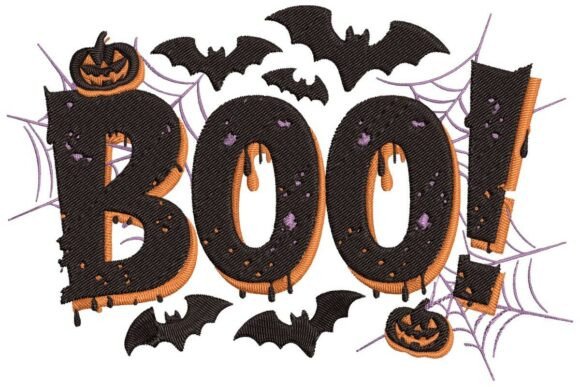 Drippy Halloween BOO Embroidery Design Review
