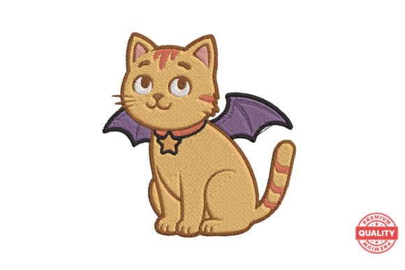 Halloween Bat Cat Embroidery: A Designer's Review