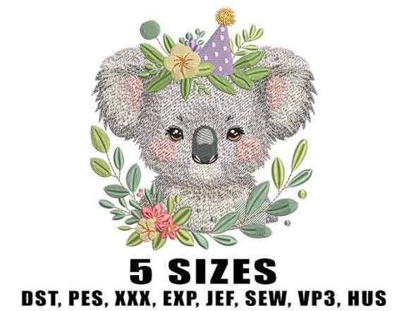 Koala Spring Floral Embroidery Design Review