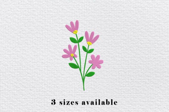 Pink Floral Bouquet Embroidery: A Seller's Review