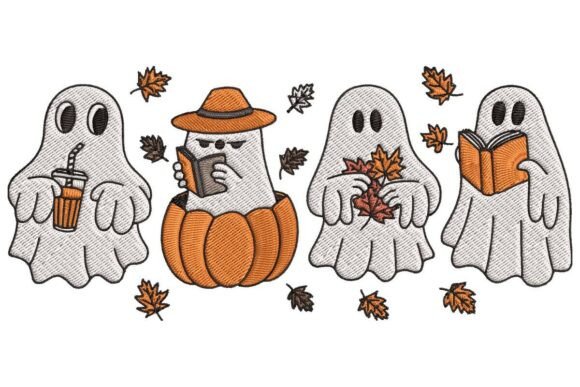 Review: Autumn Ghosts Embroidery Design for Fall Gifts