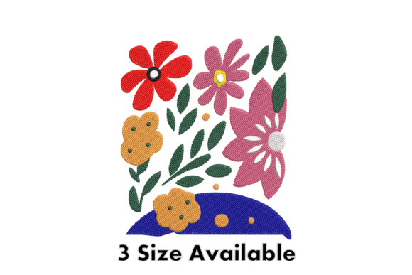 Review: Colorful Floral Embroidery Design for Business