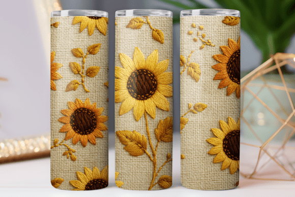 Review: Embroidery Floral Tumbler 20oz Wrap Png
