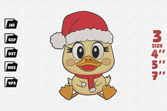 Review: Happy Christmas Duckling with Santa Hat Design
