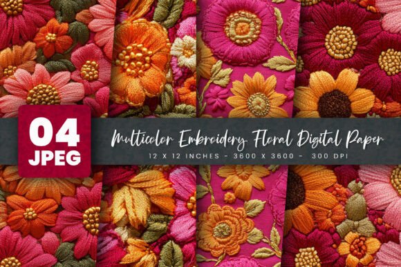 Reviewing Multicolor Embroidery Floral Digital for Boutique Sweatshirts
