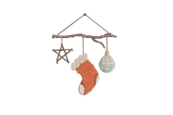 Rustic Christmas Ornaments Wall Hanging Embroidery Review