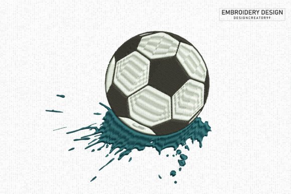 Soccer Ball Splash Embroidery Design Review